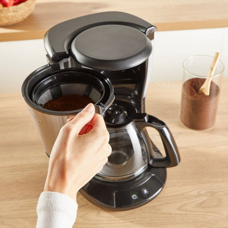 Tefal subito rvs filterkoffiezetapparaat 1,25l 15-kops 1000w