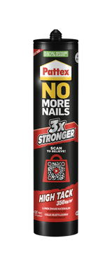 Pattex no more nails high tack 460 g bouwkit | high-tack montagelijm voor hangwerken | voor extra sterke aanhechting.