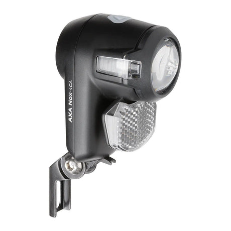 Axa koplamp nox city - 4 lux -auto off - zwart