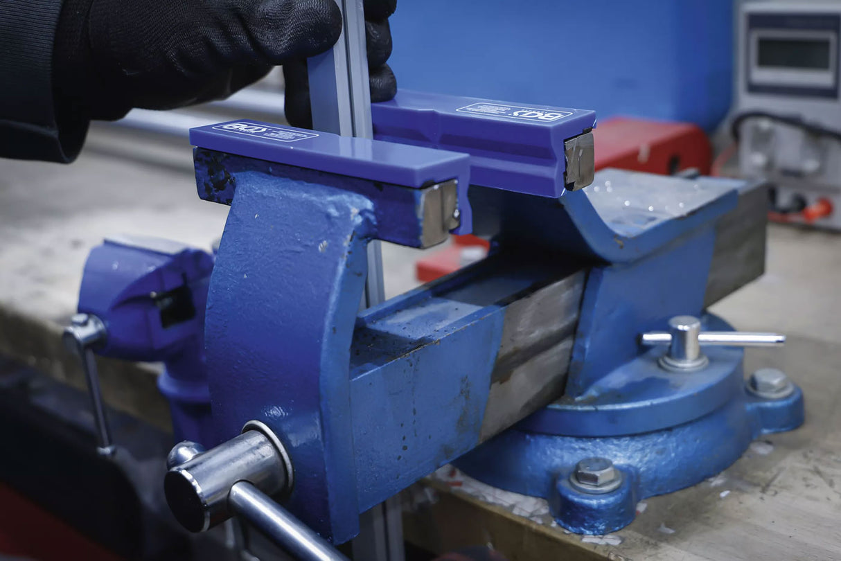 Bgs technic plastic vise protective jaws, width 125 mm, 2 pcs.