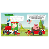 Usborne boerderijdieren- boek + puzzeltrein