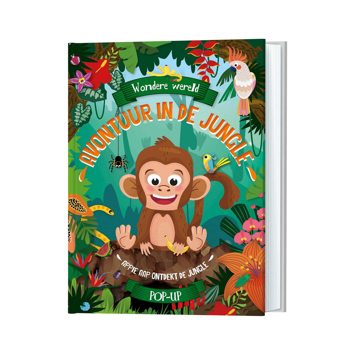 Lantaarn Publishers Wondere Wereld Pop-up Boek Avontuur in de jungle