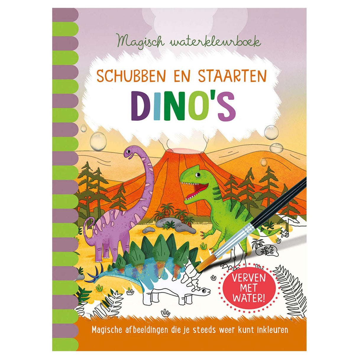 Magisch waterkleurboek Dino's