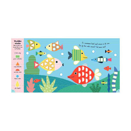 Lantaarn publishers zoek en plak - in de oceaan stickerboek
