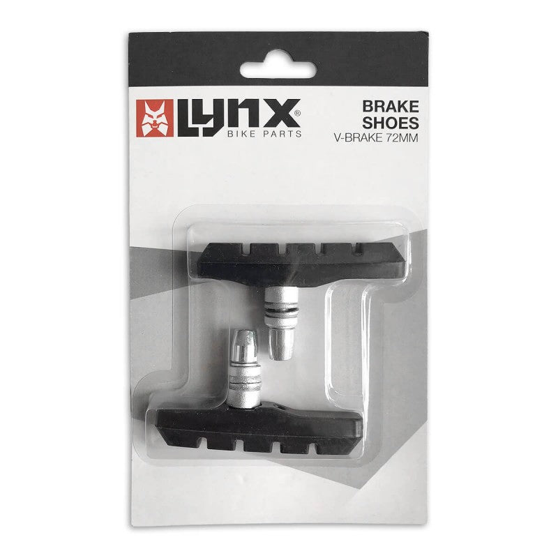 Lynx Remblokken V-brake 70 x 12,5 mm zwart 2 stuks