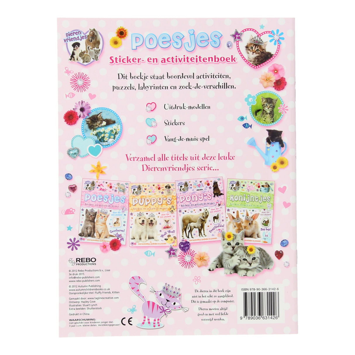 Dierenvriendjes - poesjes sticker- en activiteitenboek