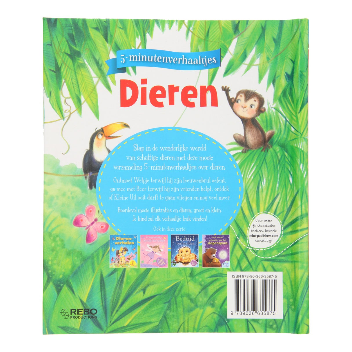 Rebo Publishers 5 Minutenverhaaltjes Dieren