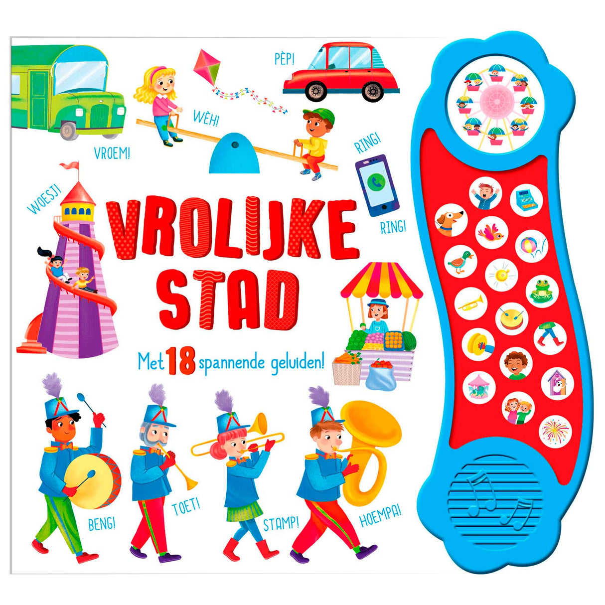 Rebo Publishers Geluidenboek Vrolijke Stad