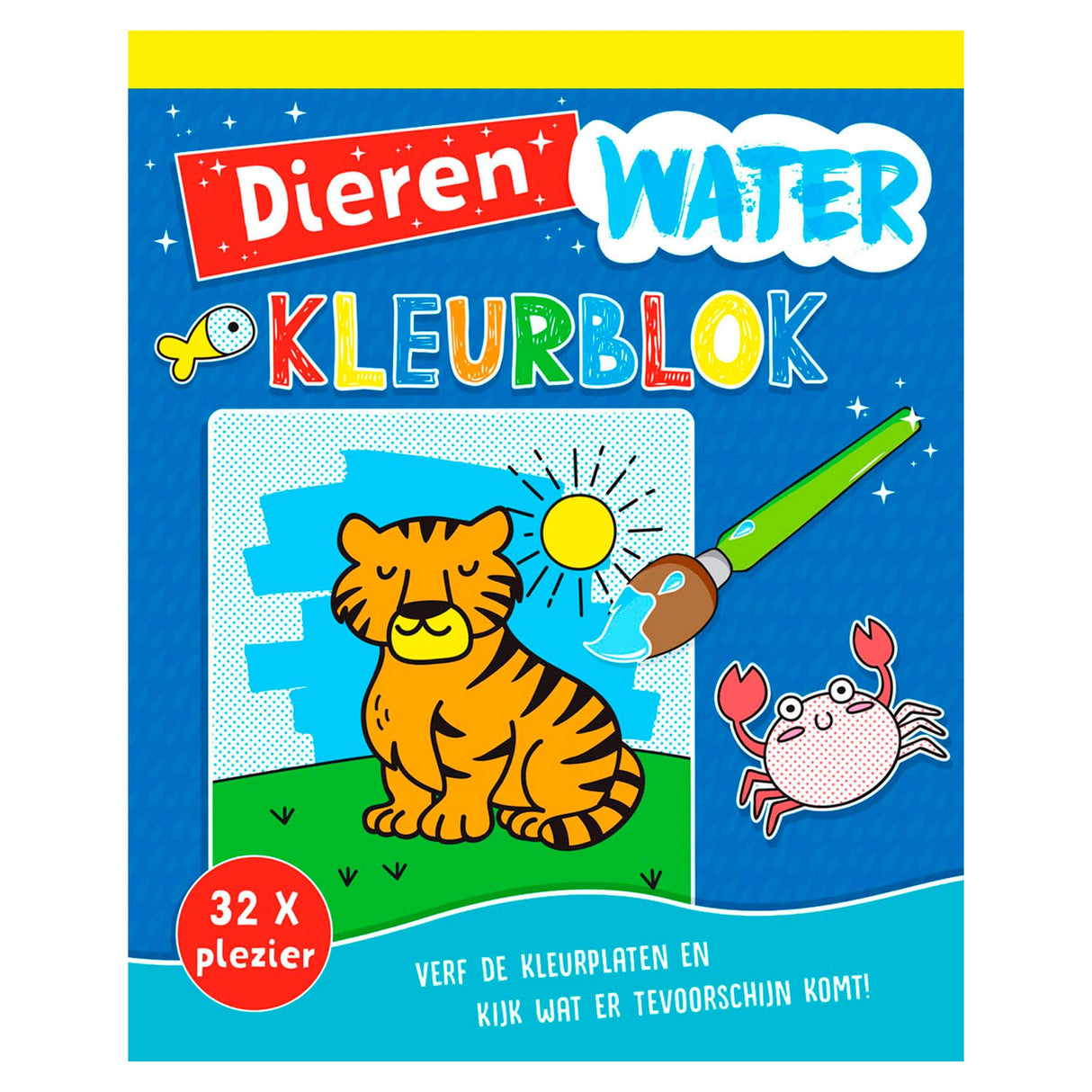 Rebo publishers magisch waterkleurblok dieren