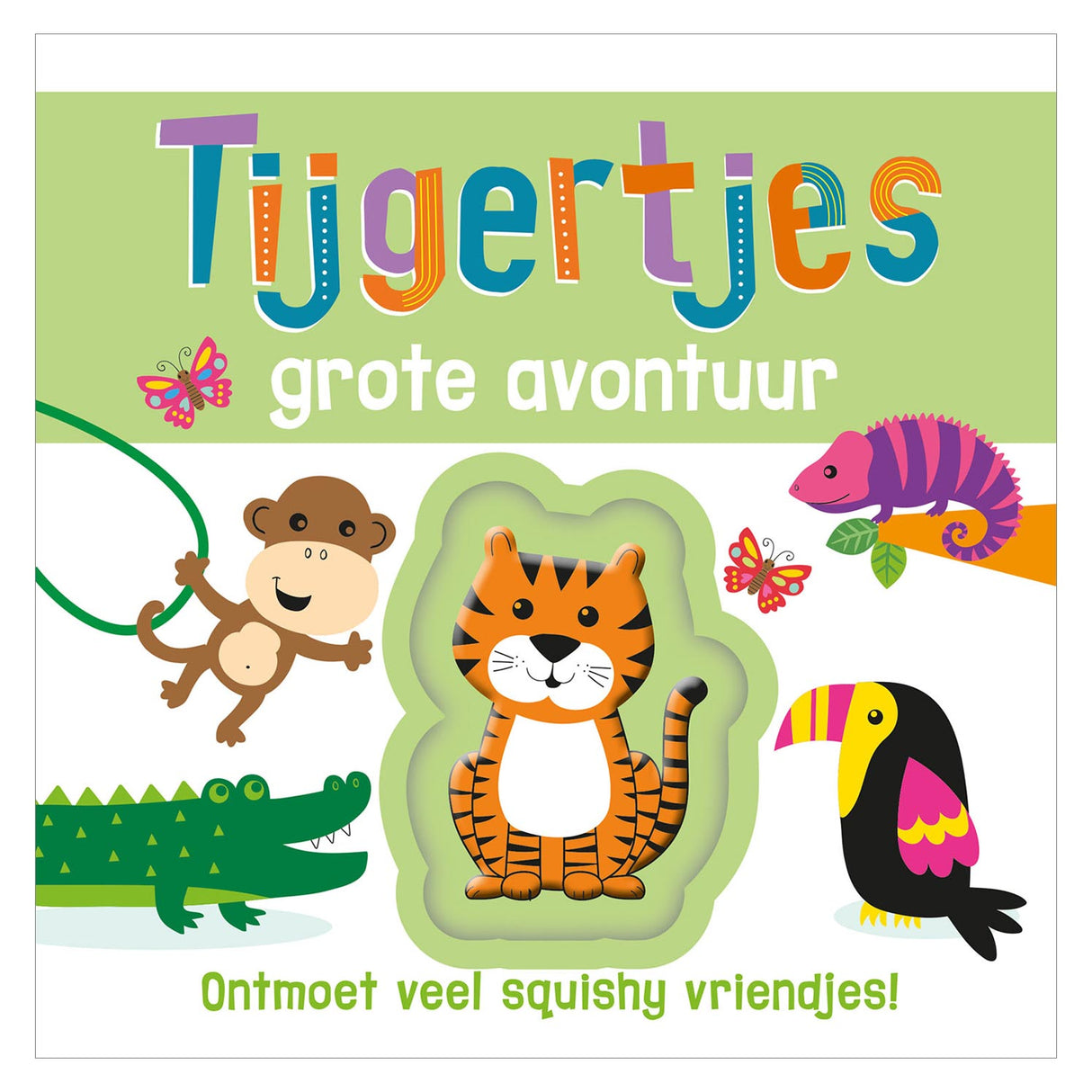 Rebo Publishers 3D Voelboek Tijgertjes Grote Avontuur