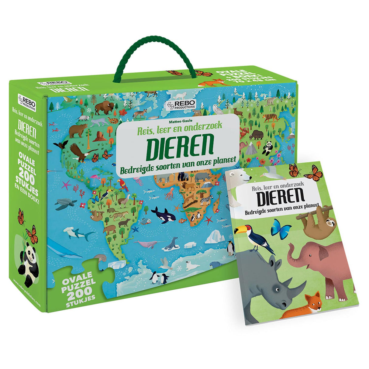 Rebo Publishers Boek en Puzzel Dieren