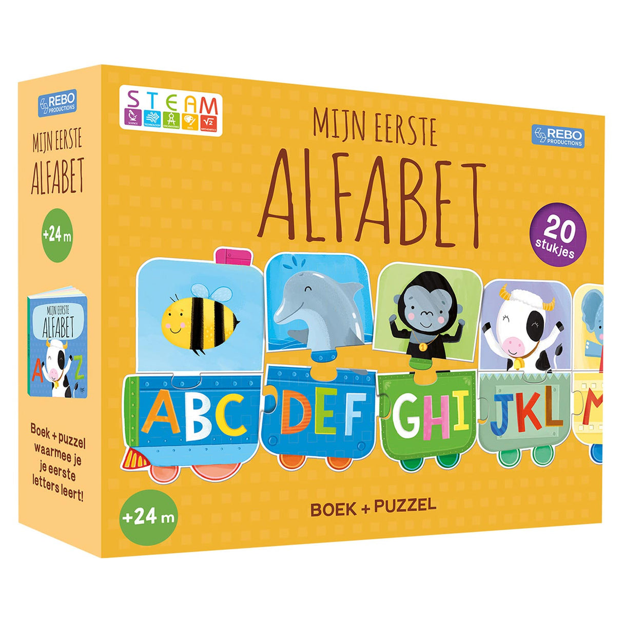 Rebo Publishers Boek en Puzzel Mijn Eerste Alfabet