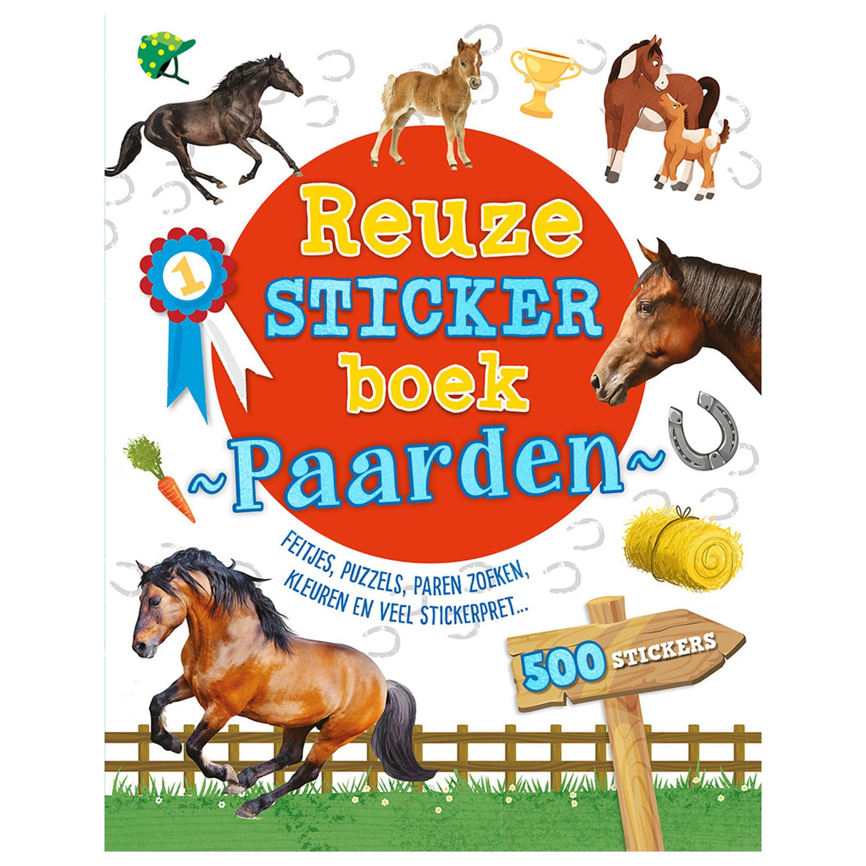 Rebo Publishers Reuzestickerboek Paarden