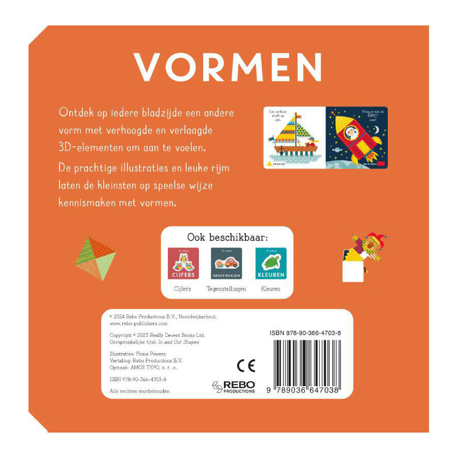 Rebo Publishers 3D-Voelboek Vormen