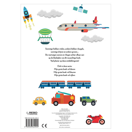 Rebo publishers mijn grote boek vol voertuigen