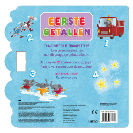 Rebo Publishers Geluidenboek Eerste Getallen