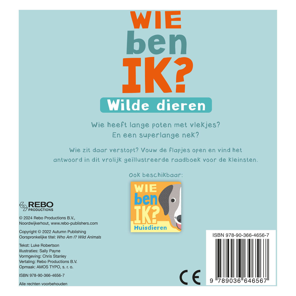 Rebo Publishers Wie Ben Ik? Wilde Dieren