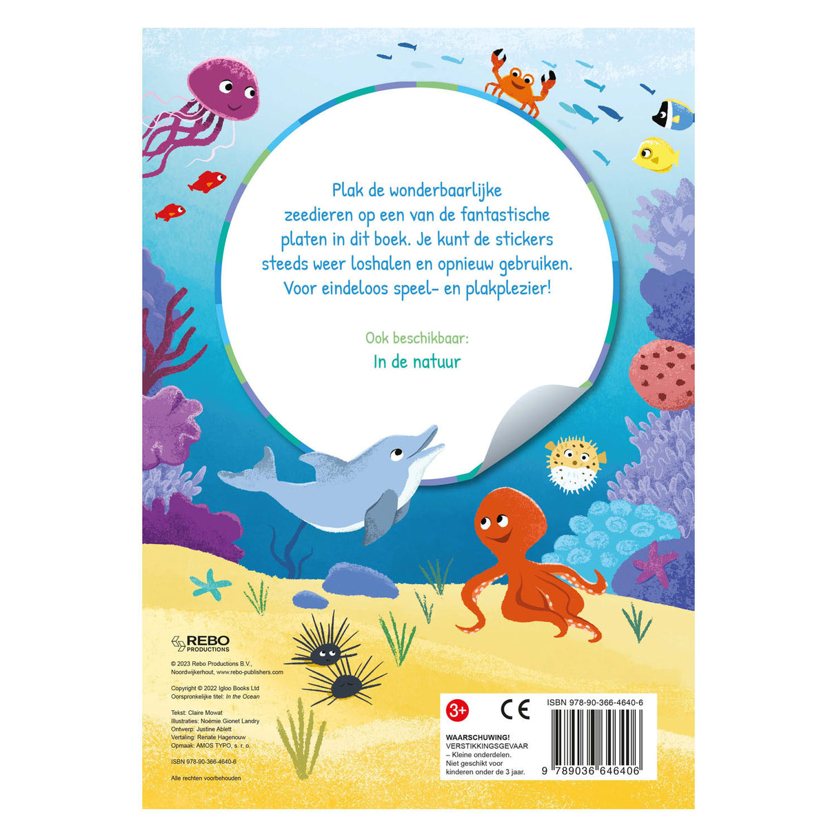 Rebo publishers in de oceaan - superstickers