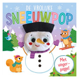 Rebo Publishers Vrolijke Sneeuwpop Vingerpopboek