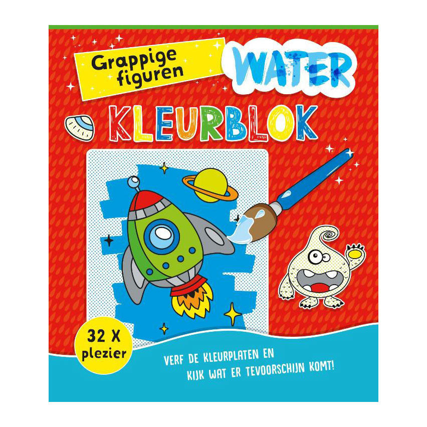 Rebo Publishers Waterkleurblok Grappige Figuren