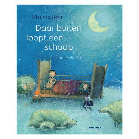 Gottmer uitgevers groep daar buiten loopt een schaap