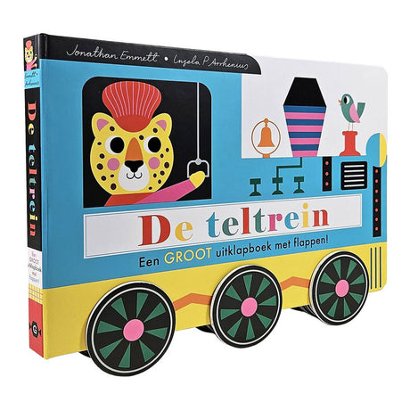Gottmer uitgevers groep kartonboek: de teltrein. 2+