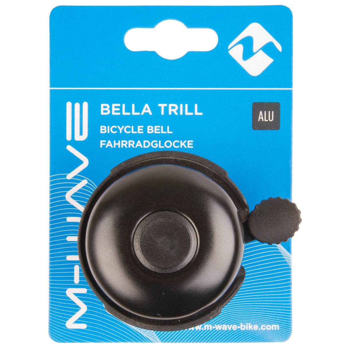 M-wave fietsbel bella trill ø53mm - zwart