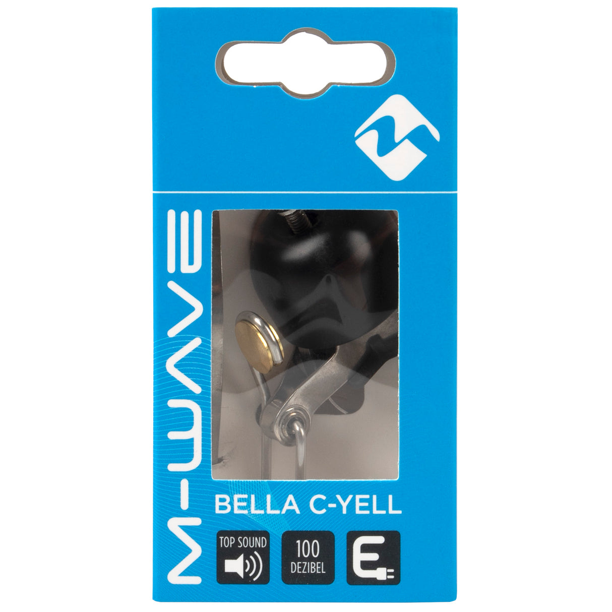 M-wave fietsbel bella c-yell ø30mm - zwart