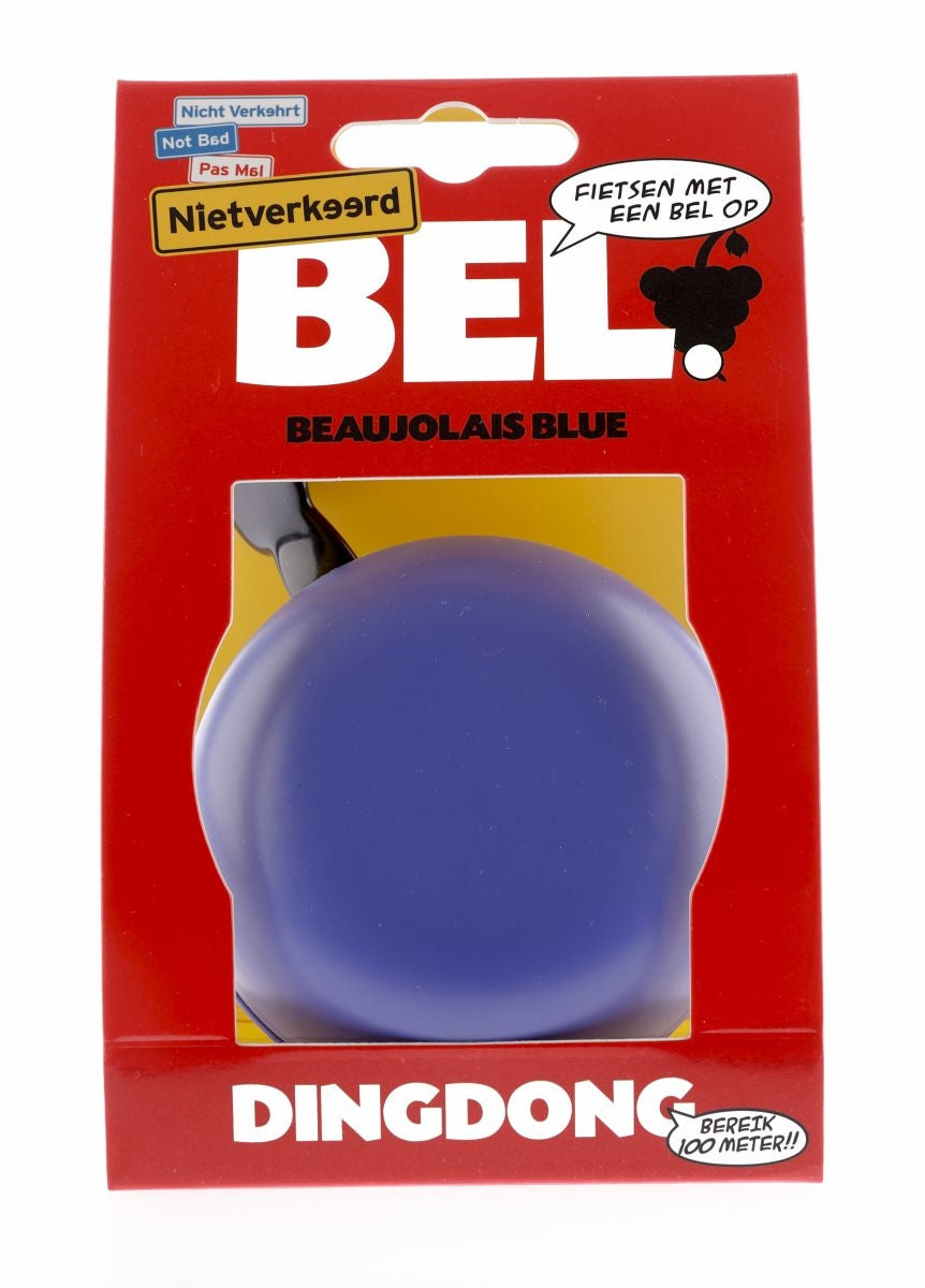 Nietverkeerd bel 80mm Ding Dong beaujolais blue