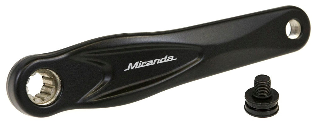 Miranda Crank links 170mm mini isis 3 mat zwart