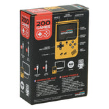 Gamebox - draagbare spel console met 200 spellen - geel