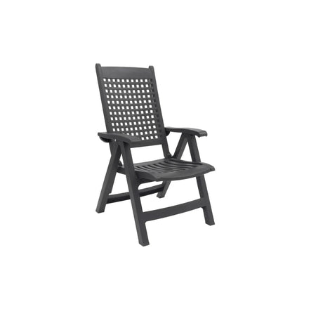 Grosfillex palao standenstoel antraciet set a 2 stuks