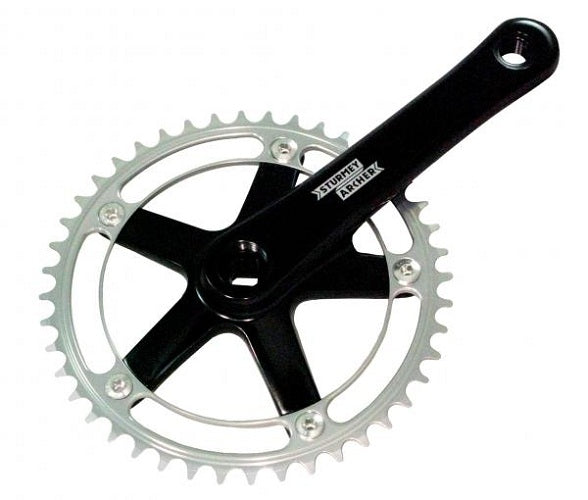 SturmeyArcher Crankstel 44T Sturmey Archer FCT64 met 170mm crankarm zwart zilver