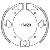 Newfren Remsegment GF0071 Florett-80 Voor Achter (1980->) 116*20mm