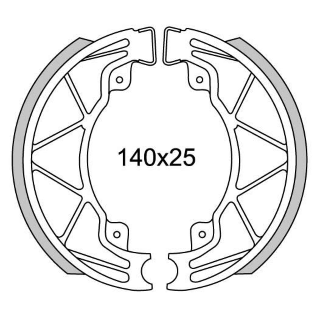 Newfren Remsegmentet GF0268 Runner, Hexagon-125 180