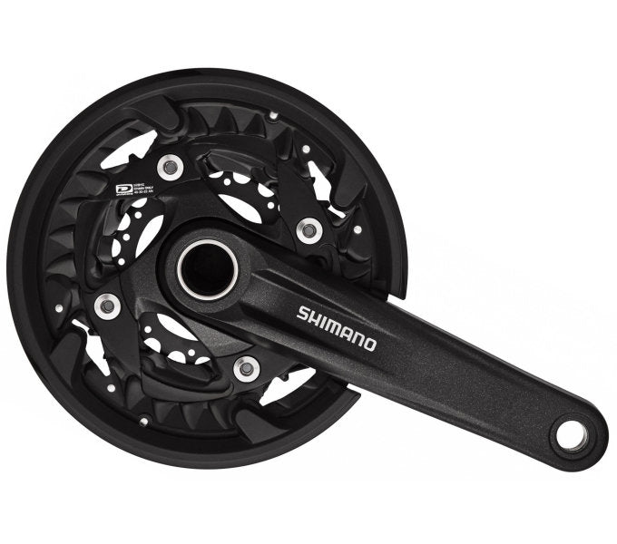 Shimano crankstel mtb 3 x 10 speed fc-mt500 met 175mm crankarm 40-30-22t - zwart