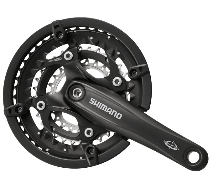 Shimano Crankstel 3 x 10 speed Trekking FC-T521 met 175mm crankarm 44-32-24T Octalink zwart