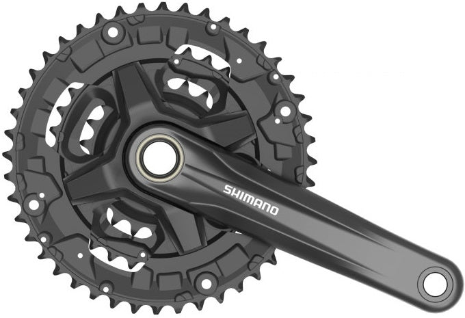 Shimano Crankstel 3 x 9 speed FC-MT210-3 met 175mm crankarm 40-30-22T zwart