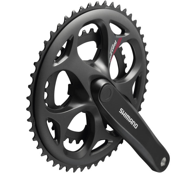 Shimano Crankstel 7 8 speed Tourney FC-A070 Compact 170 50-34T met vierkante as zwart