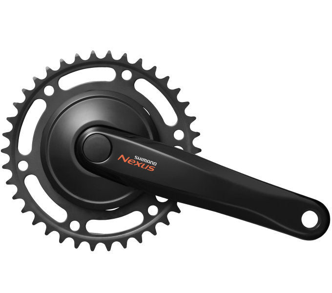 Shimano crankstel 38t nexus c6000 170mm crankarm - zwart