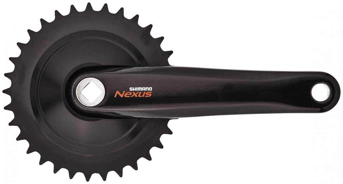 Shimano crankstel 33t nexus c6000 met 170mm crankarm - zilver