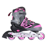 Street rider skeelers roze grijs, maat 33-36