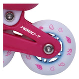 Street Rider Inline Skeelers Roze, Maat 26-29