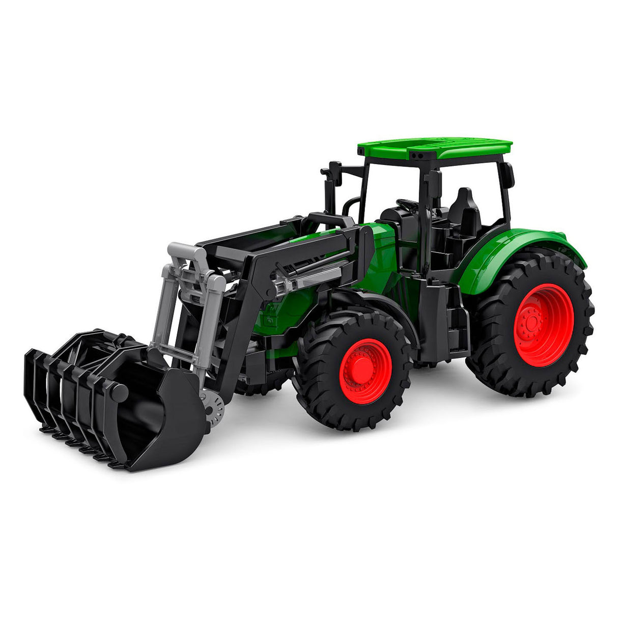 Kids globe tractor met frontlader - groen