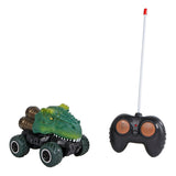 Rc dinoworld dinosaurus rc bestuurbare auto met licht, 12,5cm