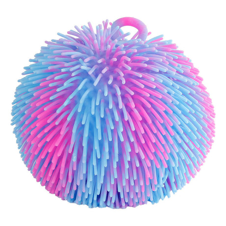 Van manen puffer mania bal speelgoed 20cm multikleuren stressbal.