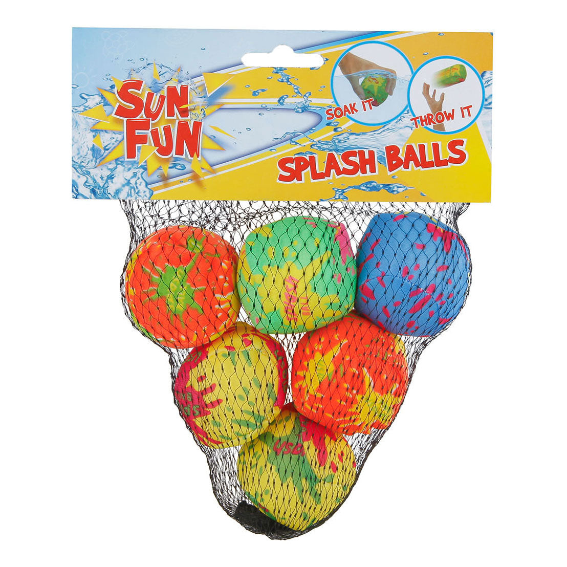 Sun fun waterballen splash, 5cm