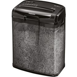 Papierversnipperaar fellowes m-7cm zwart 13l