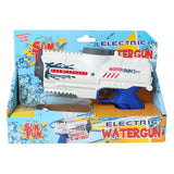 Sun fun Sun Fun Waterpistool Elektrisch met Fles Wit Blauw, 18cm