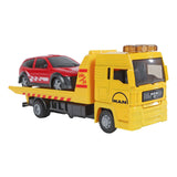 Kids Globe Globe Man Vrachtwagen Bergingswagen met Auto, 19cm